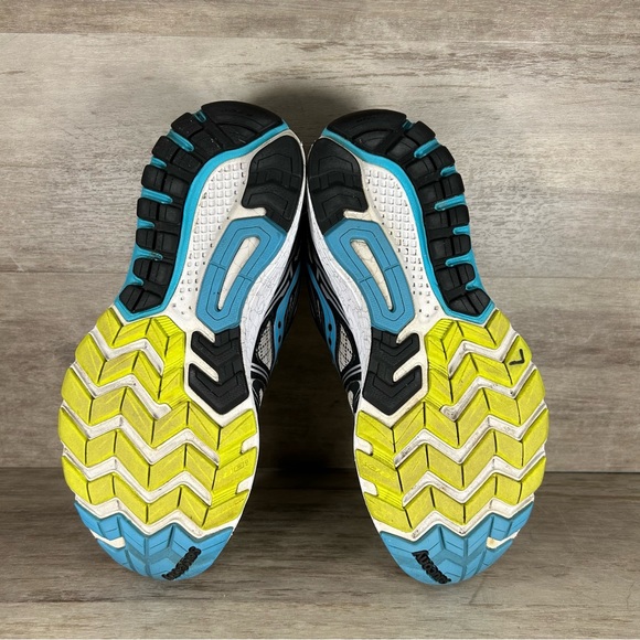 Saucony Guide 9 Everun Athletic Running Shoes Sneakers Gray Blue Women 7 - Picture 9 of 12